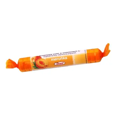 Intact hroznový cukr s vitaminem C Meruňka 40g