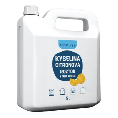 Allnature Kyselina citronová roztok 5000ml