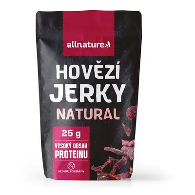 Allnature BEEF Natural Jerky sušené hovězí maso 25g