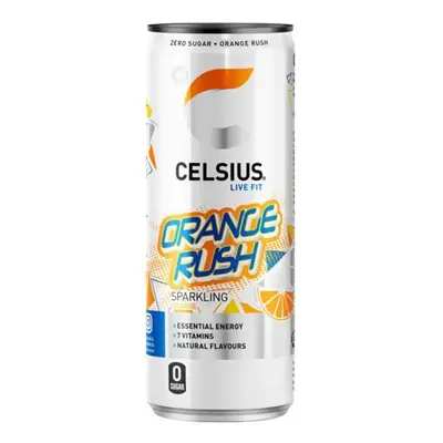 Celsius Energy Drink 355ml orange rush