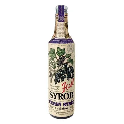 Kitl Syrob Černý Rybíz s dužninou 500ml