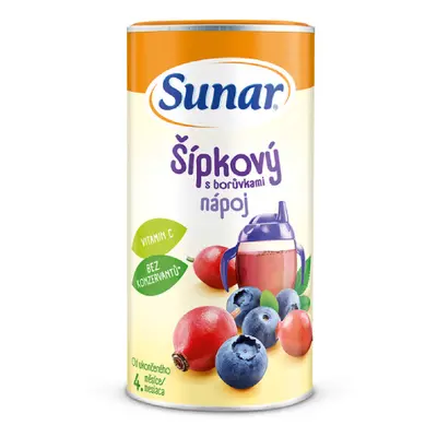 Sunar rozpustný nápoj šípkový s borůvkami 200g