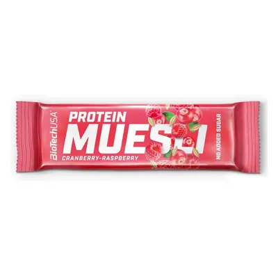 BioTech Protein Muesli Bar 30 g cranberry raspberry