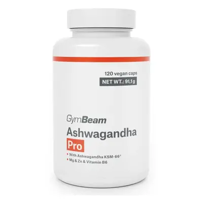 GymBeam Ashwagandha Pro Mg&Zn&Vitamin B6 cps.120