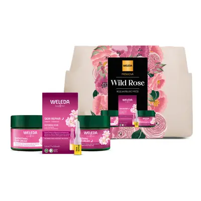 WELEDA Wild Rose Prémiová Rozjasňující péče set