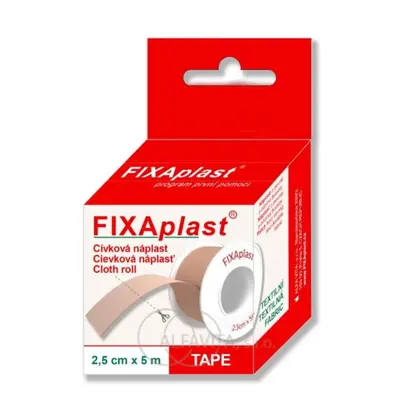 FIXAplast TAPE cívková náplast 2.5cmx5m