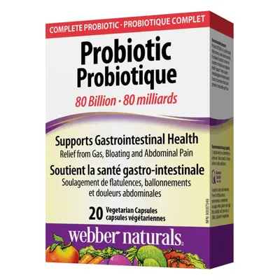 Webber Naturals Probiotic 80 billion 20 cps