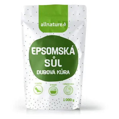 Allnature Epsomská sůl Dubová kůra 1000g