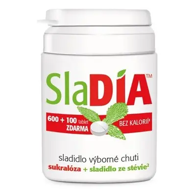 SlaDIA sladidlo 600 + 100 tablet ZDARMA