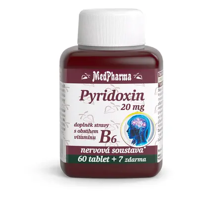 MedPharma Pyridoxin (vitamin B6) 20mg tbl.67