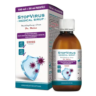 STOPVIRUS Medical sirup Dr. Weiss 100+50ml NAVÍC