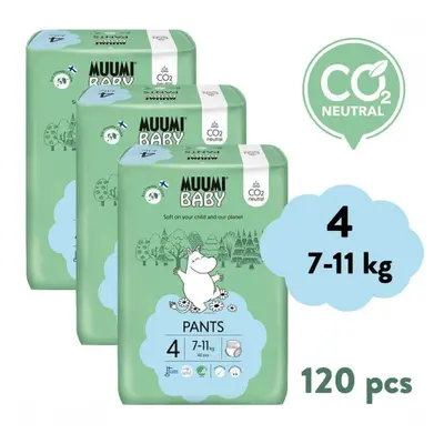 Muumi Baby Pants 4 Maxi 7-11kg eko plenky 3x40ks