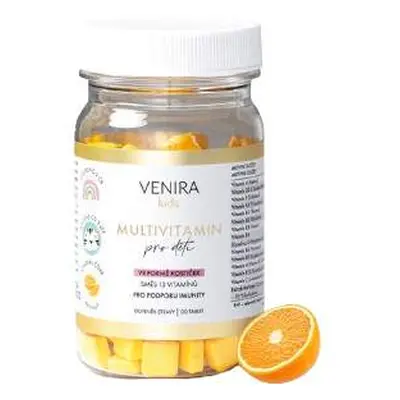 Venira kids Multivitamin pomeranč tbl.120