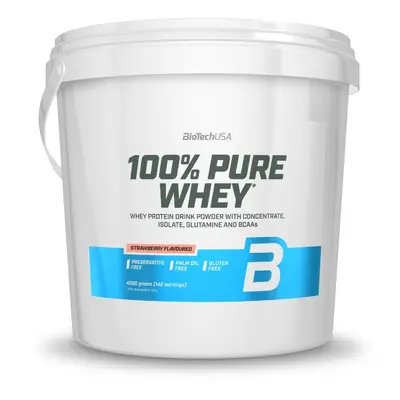 BioTech 100% Pure Whey 4000g strawberry