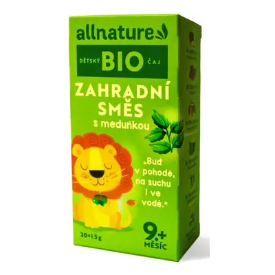 Allnature Dětský čaj Zahradní směs s meduňkou BIO 20x1.5g 9M+