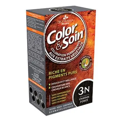 Barva Color&Soin 3N - tmavě hnědá 135ml