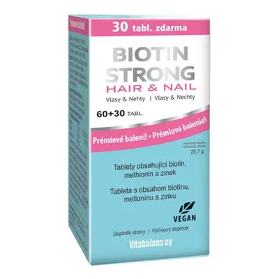 Biotin Strong Hair&Nail tbl.60+30