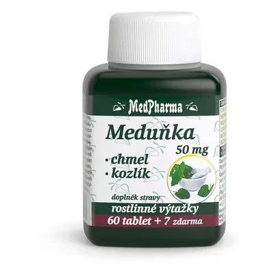 MedPharma Meduňka+chmel+kozlík tbl.67