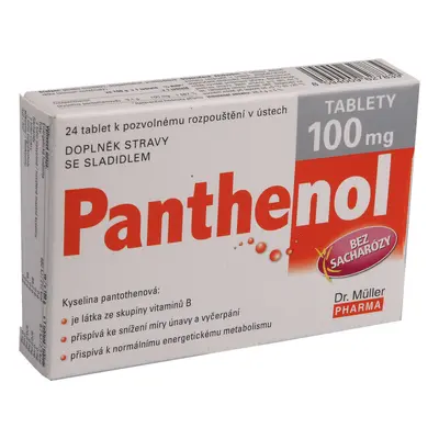 Panthenol tablety 100mg tbl.24 Dr.Müller