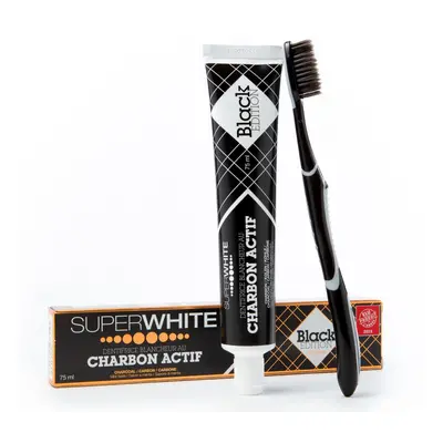 SUPERWHITE Black Edition zubní pasta bělící 75ml