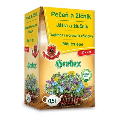 HERBEX Játra a žlučník n.s.20x3g