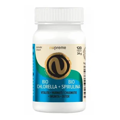 NUPREME BIO Chlorella + Spirulina 120 tablet