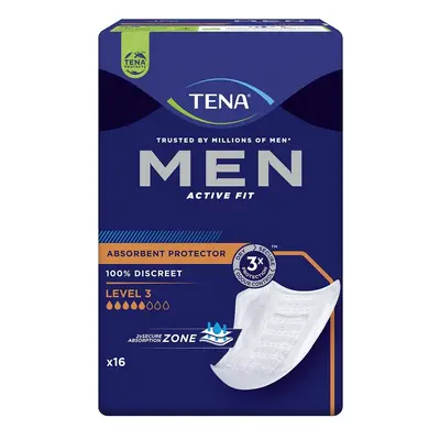 TENA Men Level 3 - Inkontinenční vložky pro muže (16 ks)