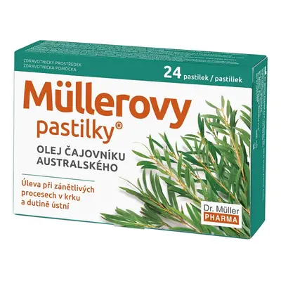 Müllerovy pastilky s olejem čajovníkem australským 24ks ZP