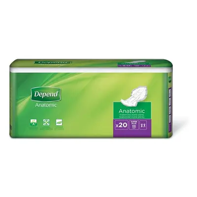 Depend Super Plus inkontinenční vložné pleny 20 ks