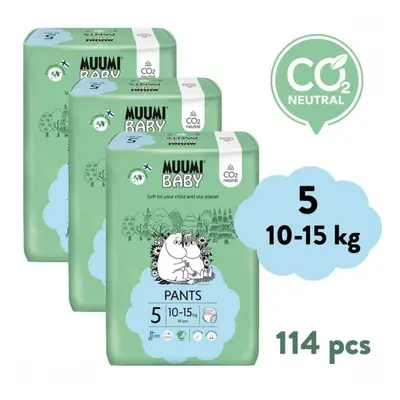 Muumi Baby Pants 5 Maxi+ 10-15kg eko plenky 3x38ks