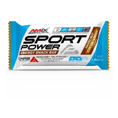 Amix Sport Power Energy Snack Bar 45 g Lískooříškový kakaový krém