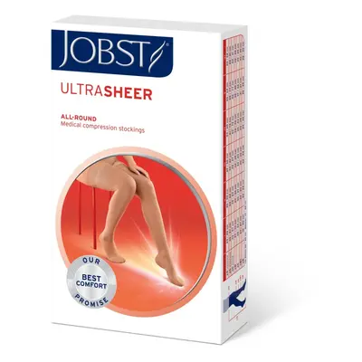 JOBST UltraSheer kompresní punčochy stehenní bez špice s lemem II.KT, vel.IV barva tělová