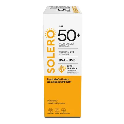 SOLERO Hydratační krém na obličej SPF50+ 50ml