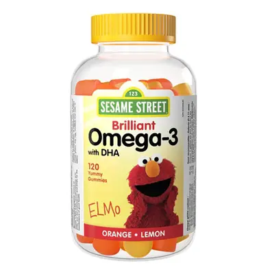 Webber Naturals Sesame Street Omega 3 with DHA 120 gummies