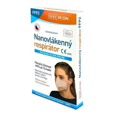 NANO M.ON nanovlákenný respirátor FFP2 tělový 5ks