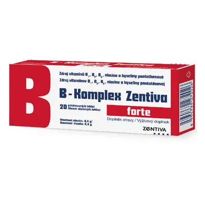 B-Komplex Zentiva forte 20 potahovaných tablet