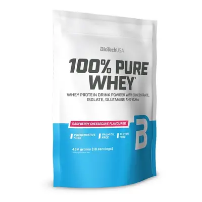 BioTech 100% Pure Whey 454g raspberry cheesecake