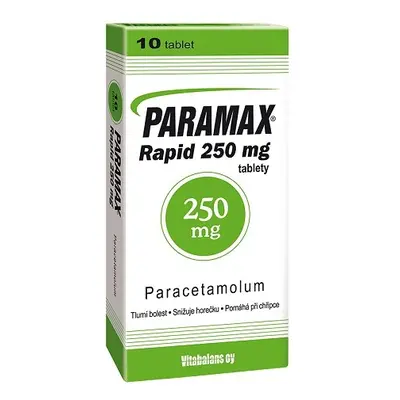 PARAMAX RAPID 250MG TBL NOB 10