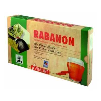 Rabanon Vitadiet 20x10ml extrakt z černé ředkve