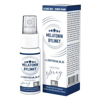 Clinical Melatonin Bylinky mátový spray 30ml