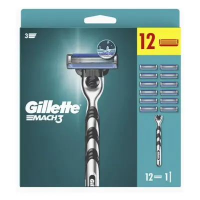 Gillette Mach3 holicí strojek+12 náhrad.hlavic