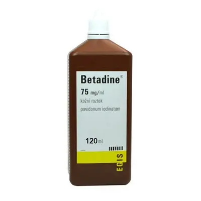 BETADINE 75MG/ML DRM SOL 120ML