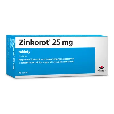 ZINKOROT 25MG TBL NOB 50