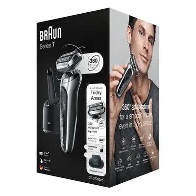 Braun Series 7 71-S7200cc Silver pánský holicí strojek