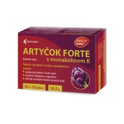 Artyčok Forte s monakolinem K tbl.50+10