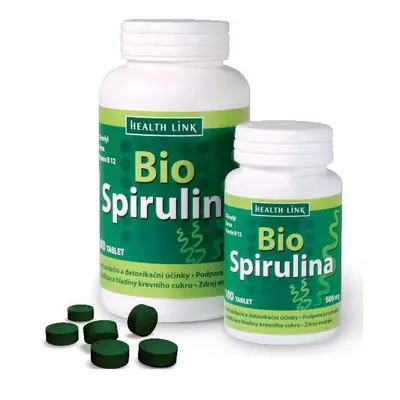 Health Link Bio Spirulina 500 mg 100 tbl.