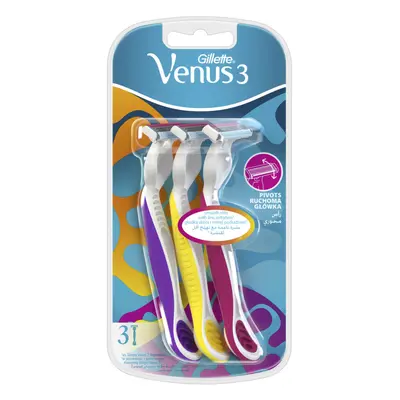 Gillette Venus3 Multicolor jednoráz.holítka 3ks