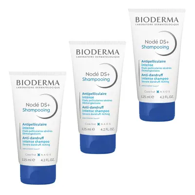 BIODERMA Nodé DS+ šampon proti lupům a svědění 125 ml - balení 3 ks