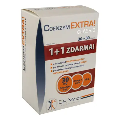 Coenzym EXTRA! Classic30mg DaVinci tob.30+30ZDARMA