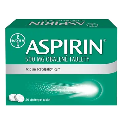 ASPIRIN 500MG TBL OBD 20